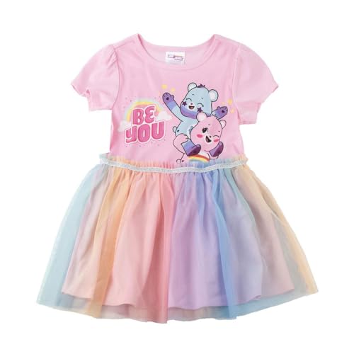 Robe Care Bears fille avec motif imprimé rigolo en jersey fin