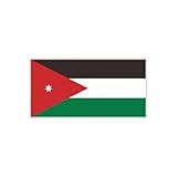 Womaha 30 Temporary Jordan Flag Tattoos Fans Face Tattoo Stickers for Adults Kids Group Activity Props
