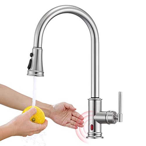YUANNY Grifo de Cocina Con Sensor Táctil y Ducha, Alta Presión...