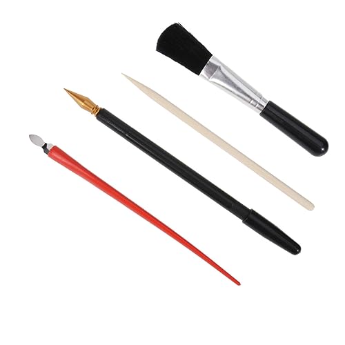 SEWACC 4piezas Kit De Bolígrafos Rascadores Para Pintar y Rascar Herramienta Para Detalles