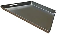Grillplatte / Plancha passend für runde Grills / BBQ Weber 57cm, Profiqualität, hochwertiger Edelstahl