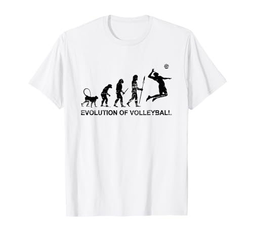 Evolution of Volleyball T-Shirt Evolution of Volleyball T-Shirt