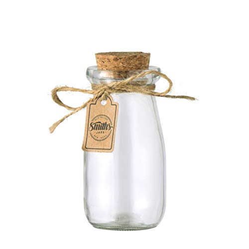 12 tarros de tapón de corcho de 120 ml