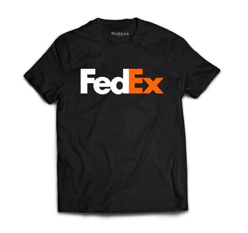 Black Federal Express FedEx Uniform Short Sleeve Shirt Tshirt Tee