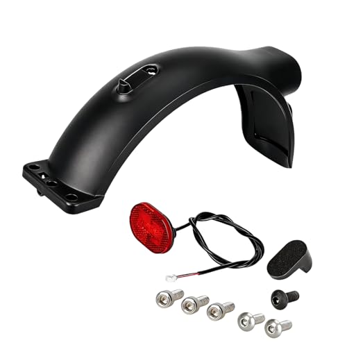 Soportes de guardabarros trasero y luz LED resistente a la intemperie para scooters eléctricos