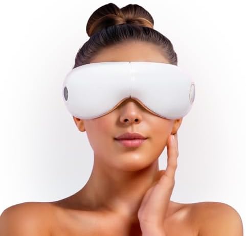 GLOBAL RELAX® | SKANDAS Masajeador facial, de cara y ojos I Gafas...