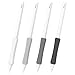 FAFALITHIC 4 Pack Silicone Grip Compatible with Apple Pencil 2nd Generation, Apple Pencil USB-C & Apple Pencil Pro Ergonomic iPencil Grip (White/Light Grey/Dark Grey/Black)