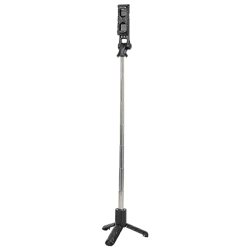 Mini bastão de selfie, tiro em vários ângulos 70 cm poste telescópico tripé de selfie com rotação de