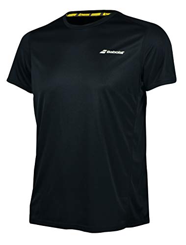 Image of Babolat Core Flag Club Tee Men T-Shirt Black/White