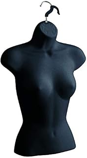 Female Molded Black Shirt Form - Fits Women’s Sizes 5-10