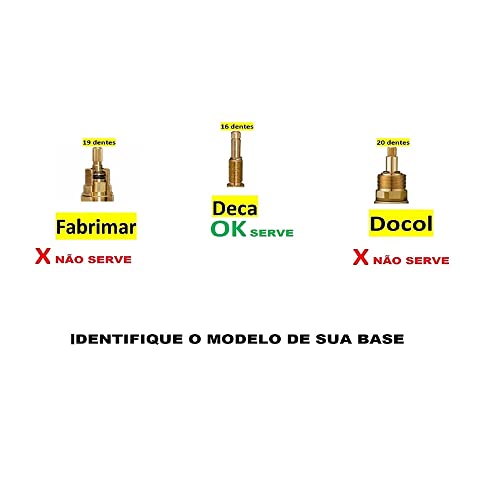 Acabamento Registro Link Alavanca Metal Luxo Padrão Deca 3/4