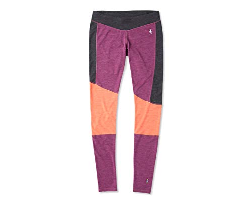 Smartwool Merino 250 Wool Bottoms - Womens Asym Breathable Performance Bottoms Sangria Heather Large