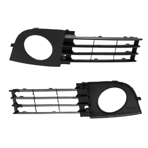 Parrilla delantera de coche para C5 A6 2002-2005, rejilla de luz antiniebla en malla (1 par)