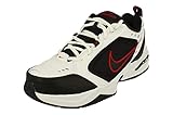 Nike Air Monarch Iv White/Black/Varsity Red Soccer Shoes - 12A