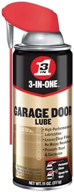 3-IN-ONE - 100581 Professional Garage Door Lubricant with Smart Straw Sprays 2 Ways, 11 OZ