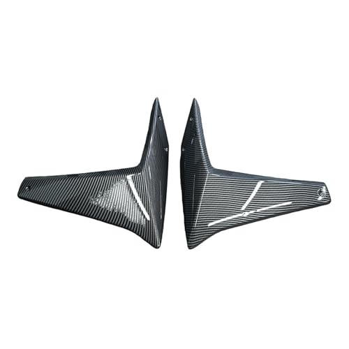 pour MT 09 Gen 4 pour MT-09 SP 2024 2025 Moto Sport Downforce Spoilers Latéraux Nus Déflecteur D'aile Aérodynamique Spoiler Capot Carénage Corps Cadre Kit(Carbon Fiber)