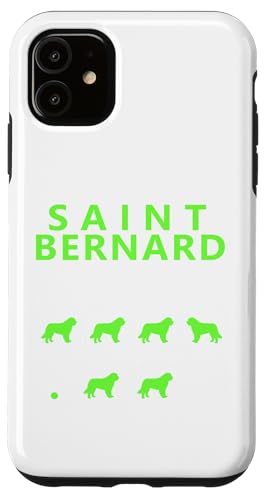 Carcasa para iPhone 11 Camiseta de San Bernardo | Stubborn Saint Bernard Tricks Dog T sh