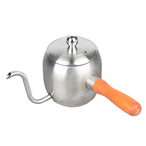 BAIYA Caffettiera Acciaio Inox,Moka Express Caffettiera Caffettiera Italiana,Caffettiera Pressofiltro 500ML (Silver)