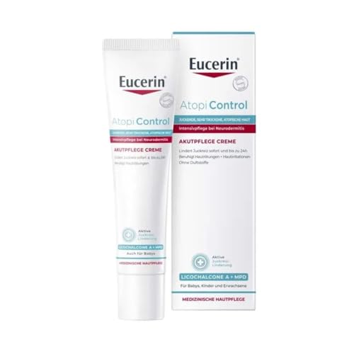 Eucerin AtopiControl Akutpflege Creme lindert Juckreiz, 40 ml Crema
