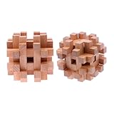 Luban-schloss: stress abbauen, intelligenz und hand- und fußfertigkeiten entwickeln, fingerfertigkeit verbessern, logisches denken fördern, eltern-kind-interaktion und mehr, 3d-puzzleball