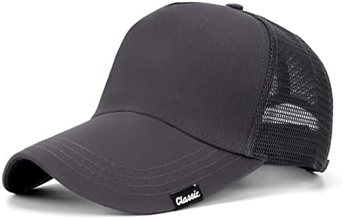 'Oversize XXL Baseball Cap for Men, Extra Large Hat for Big Heads 23.6''-25.6'', Plus Size Structured Dad Trucker Hats'