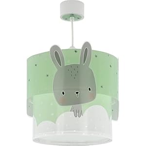 Dalber Lampada a sospensione per bambini Baby Bunny Verde Conejito Verde
