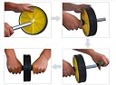 Deviant Buzz® Ab Roller Wheel for Abs Workouts/Home Gym Abdominal Exercise/Core Workouts for Men and Women With Knee Pad (Multicolour) gallery image
