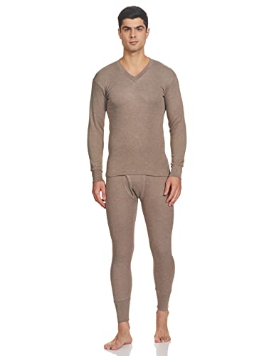 Rupa Thermocot Men’S Cotton Thermal Set (8903978490366_Agni V-N F-S – Trouser Set -Oe – 75_Brown)