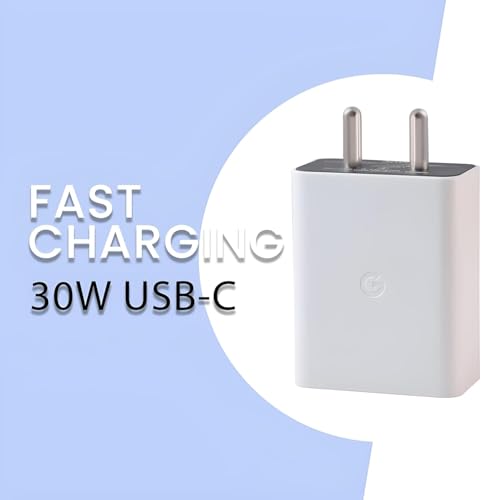 Image of The Black Store Original 30W USB-C Fast with Cable Compatible with Google Pixel 9, 9 Pro, 9 Pro XL, 9a, 9 Pro Fold - Super Fast Type-C Power High-Speed Charging Set