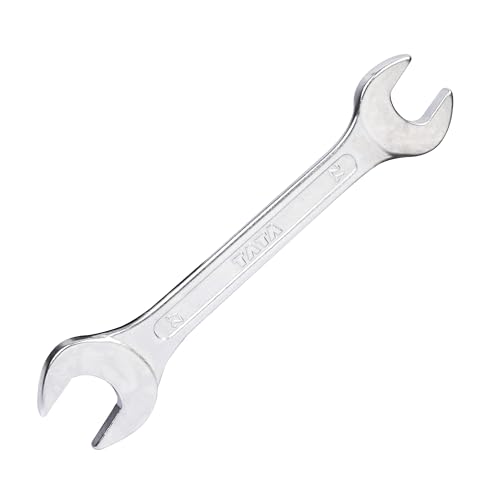 Image of Tata Agrico Ring Spanner (24 x 27) mm Matte Finish Chrome Vanadium Steel Shallow Offset Ring Spanner Set Anti-Slip & Anti-Corrosion