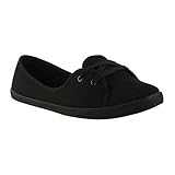  Elara Damen Ballerinas Sneaker Schnürer Chunkyrayan 3955A Black-40