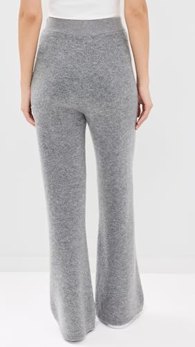 White & Warren Women's Boucle Cashmere Blend Wide Leg Pants3