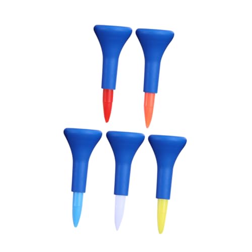 balacoo 5pcs Golf Training Spikes T154 Plastic Tee Accessories Compact and Portable for Golfers