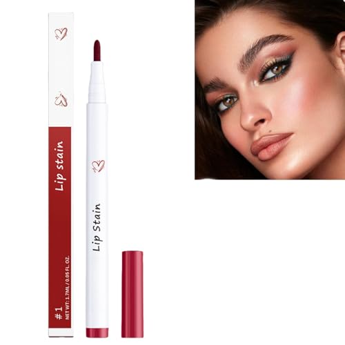 Lip Tint Pen,Lipstick Lip Liner Set,Lip Stain Tip Marker Set,Lip Liner Pencil,Long Lasting Colour Lip Marker,Hydrating Matte Lippen Liner Pen,Waterproof Lip Liner Stain,Lip Makeup For Women #1