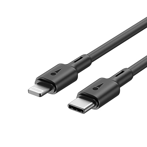 Image of Oraimo 20W Fast Charging Cable for iPhone | Type-C to iPhone | 480 Mbps Data Transfer | Tangle-Free, Bend-Proof & Heat-Resistant | Compatible with iPhone, iPad & MacBook | 1M Length (OCD-CL54)