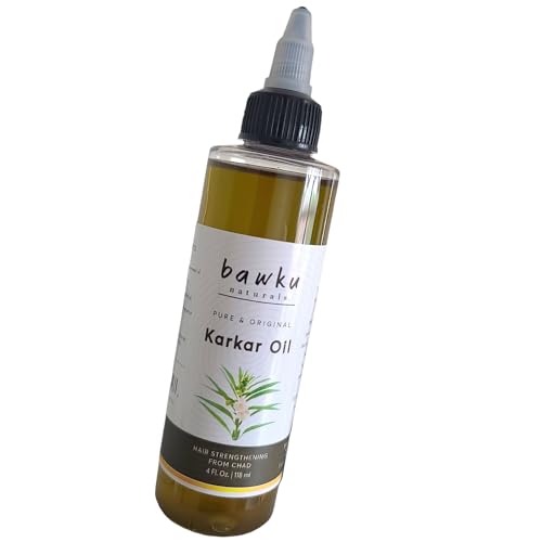 bawku naturals Karkar Hair Growth Oil | Hair Streghthener Repair And Moisturizer | 4 oz Traditional Karkar Oil Only| From Chad