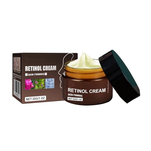 Crema ed essenza per il viso anti-invecchiamento al retinolo, 1 pezzi di crema al retinolo glamour vibrante, crema idratante al retinolo, riduce le rughe secche e le linee sottili