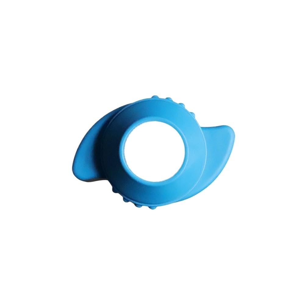 Tianshengqi Blue Fluorescent Silicone Door Handle Protector Cover Anti-Collision Door Handle Pad Baby Safety Protection Noiseless(Blue)