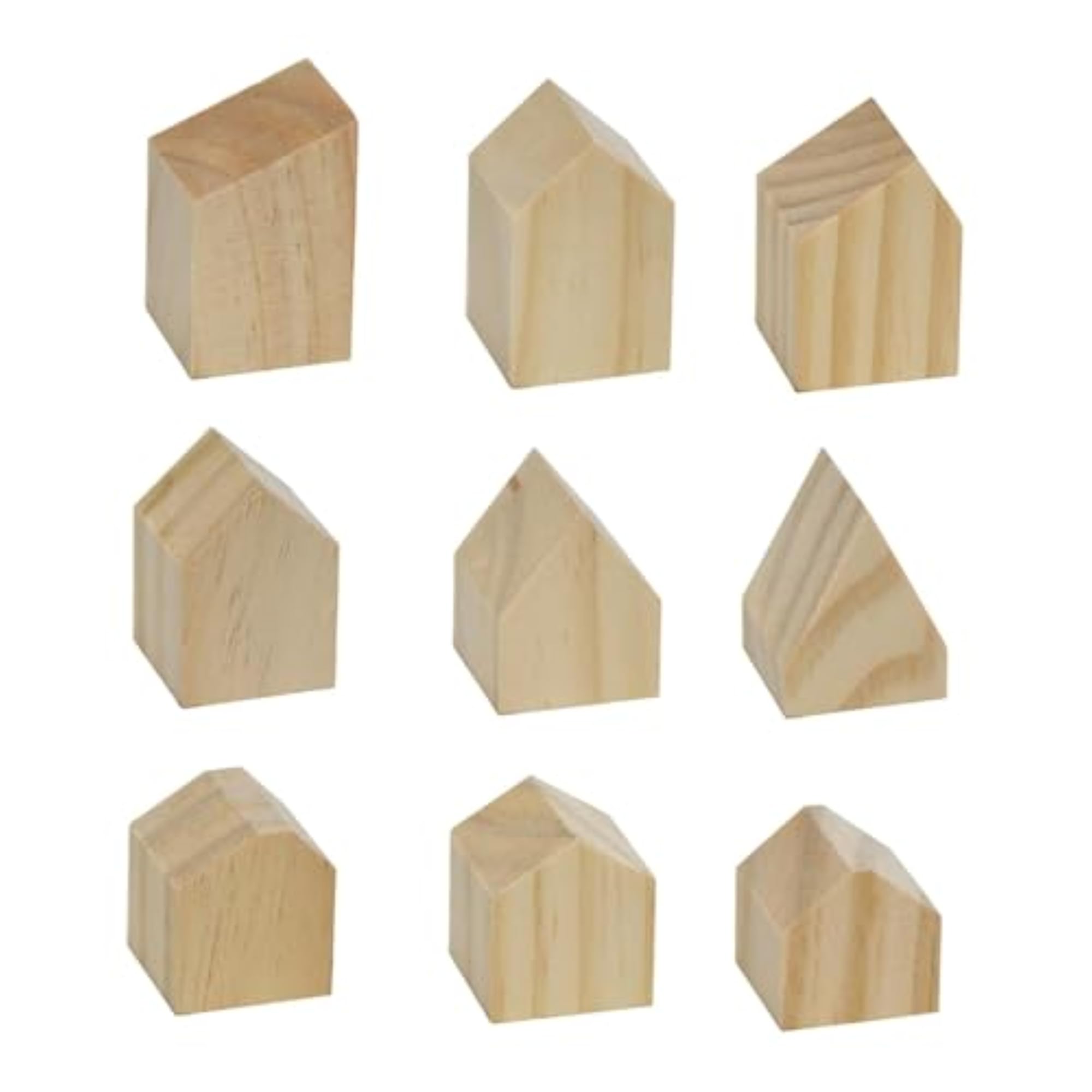 Tiny Blank Wood Cutouts for Crafting and Decor
