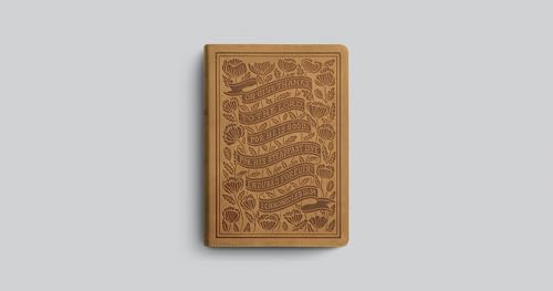 Image of ESV Women's Study Bible (TruTone, Nubuck Caramel, 1 Chronicles 16:34 Design): Holy Bible, English Standard Version