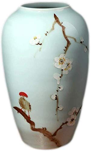 Vase en céramique MU d'exception pour grande fleur artificielle de bureau
