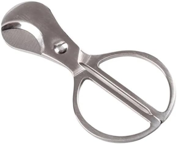 Cigar Cutter Stainless Steel Multi Function V-Cut Metal Blade Guillotine Hole Punch Case