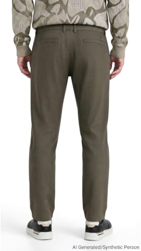 Image of BOSS Men's Techno Twill Tapered Chino Trousers