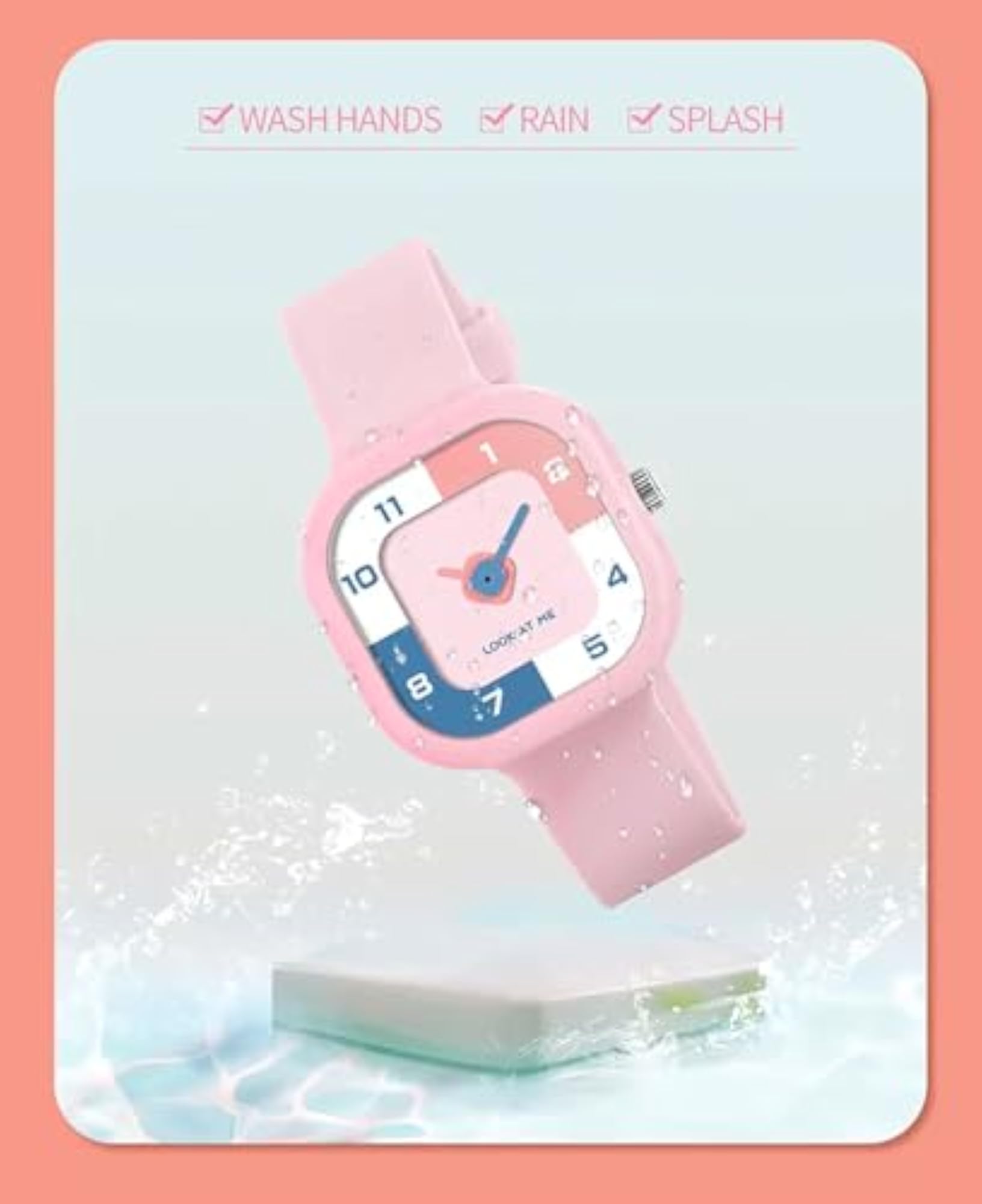 Analog Quartz Movement Multi-Color Kids Watch