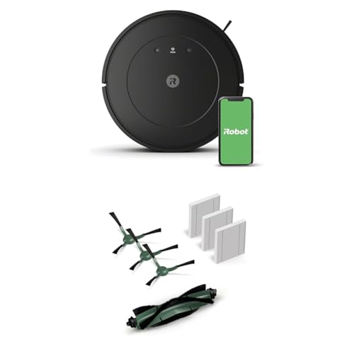 Bundle of iRobot Roomba Vac Essential Robot Vacuum (Q011) w/ iRobotÂ RoombaÂ Essential Robot Replenishment Kit