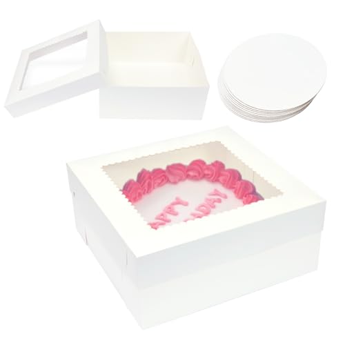 Huoshange 10 Pack 14 x 14 x 6 Inch Cake