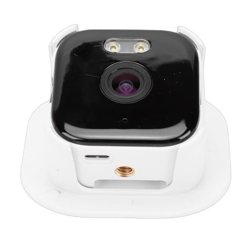 Home Security Window Camera 2K HD AI Full Color Night Anti 5GHz 2.4GHz WiFi Indoor Surveillance with PIR Motion Detection for Home Office Garage Monitoring White