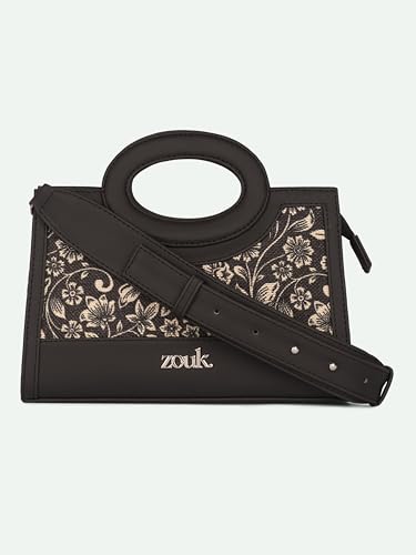 Image of ZOUK Zoe Sling Bag | Stylish Women's Crossbody Bags | Purse | Detachable Strap | Water-Resistant | Trendy Girls Side Bag | Compact & Chic