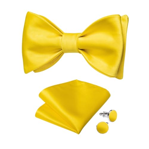 Pajarita clásica FMURY de seda blanca para hombre miniatura 1