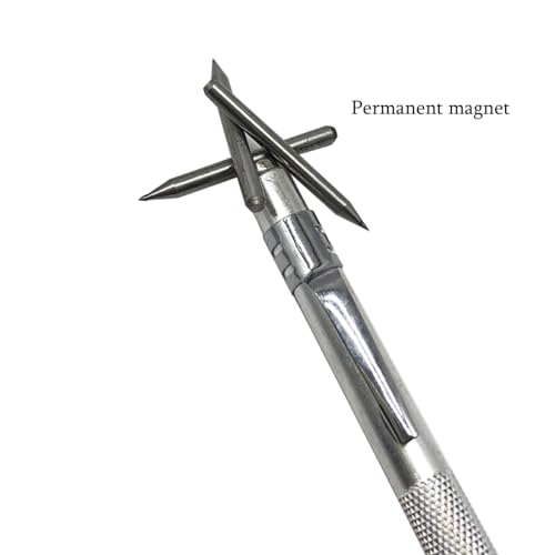 image for NEPAK 4 Pack Metal Scribe Tool,Tungsten Carbide Scriber Pen with Magne